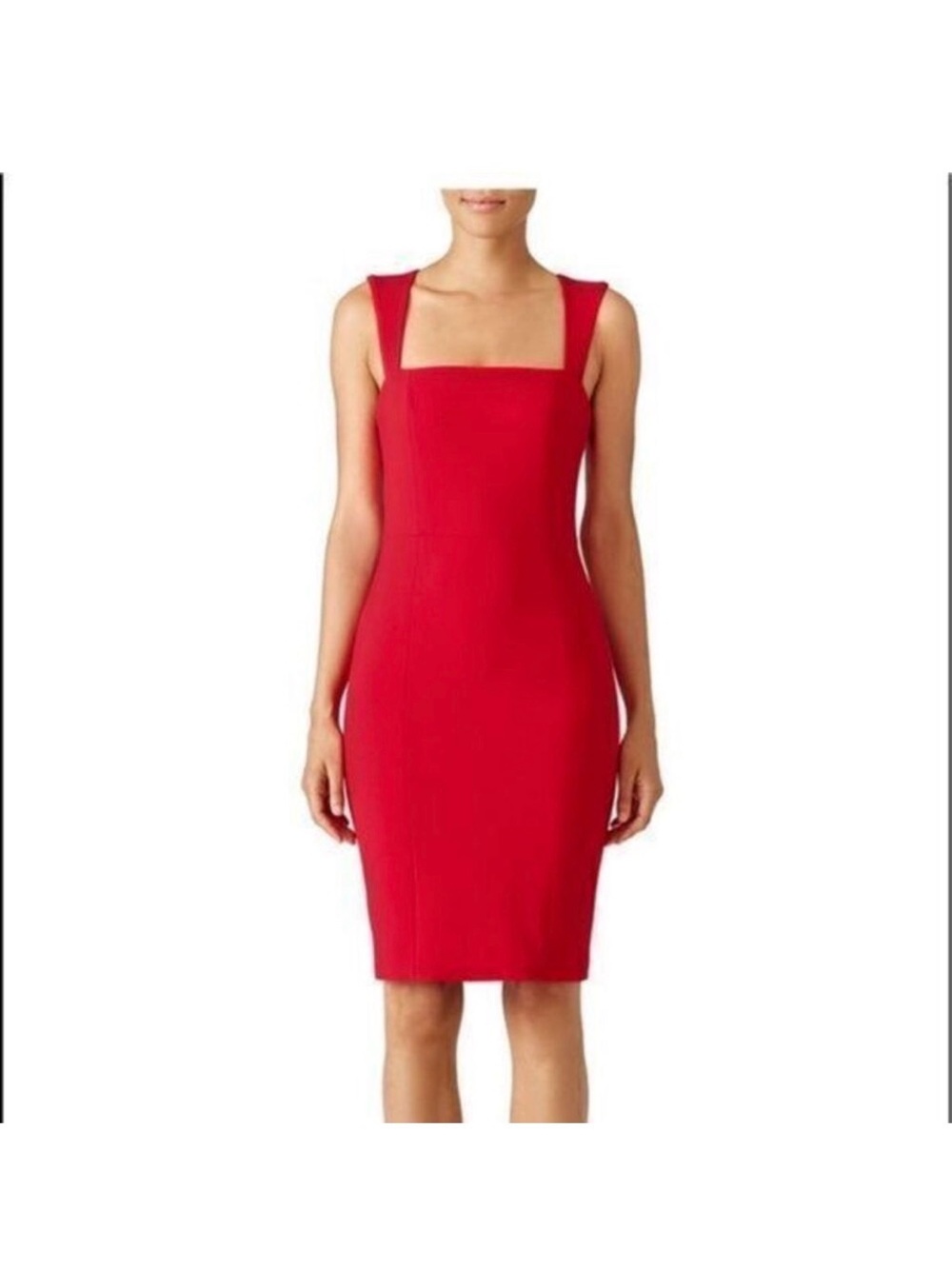 Likely La Brea red fitted dress